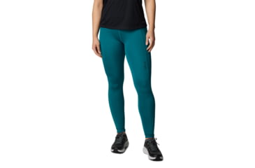 Image of Columbia Summit Valley Legging - Womens, River Blue/Black, S, 2118021-364-S-R