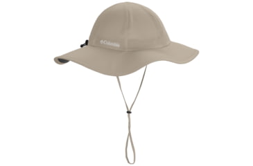 Image of Columbia Sun Goddess Booney Hat - Women's-Fossil/White-One Size