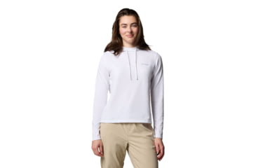 Image of Columbia Sun Trek Hoodie II - Womens, White, Extra Small, 2119751100-100-XS