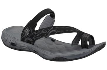 Image of Columbia Sunrise Vent Sandal - Women's-Black/Platinum-Medium-10 US