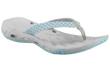 Image of Columbia Suntech Vent Flip PFG Sandal - Women's-Blue/Grey-Medium-11 US