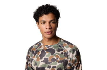 Image of Columbia Super Terminal Tackle Long Sleeve Shirt - Mens, Fossil Deltahunter Camo, XL, 1709431-161-XL