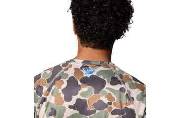 Image of Columbia Super Terminal Tackle Long Sleeve Shirt - Mens, Fossil Deltahunter Camo, XL, 1709431-161-XL