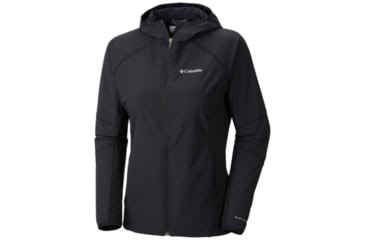 Image of Columbia SWEET AS Softshell Hoodie - Women's-Black-X-Large