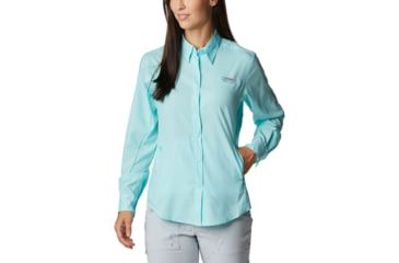 Image of Columbia Tamiami II Long Sleeve Shirt - Womens, Gulf Stream, Small, 1275701448Gulf StreamS