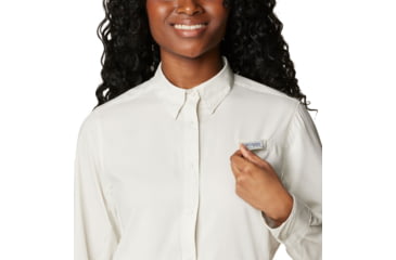 Image of Columbia Tamiami II Long Sleeve Shirt - Womens, Stone, Medium, 1275701022StoneM