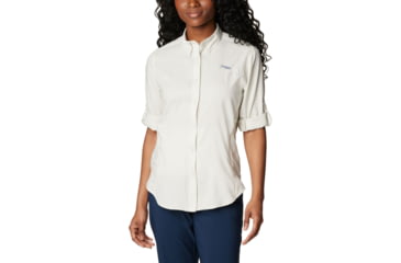 Image of Columbia Tamiami II Long Sleeve Shirt - Womens, Stone, Medium, 1275701022StoneM