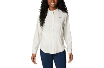 Image of Columbia Tamiami II Long Sleeve Shirt - Women's, Stone, Medium, 1275701022StoneM