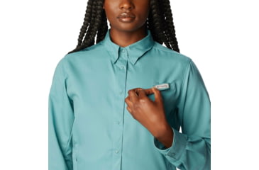 Image of Columbia Tamiami II Long Sleeve Shirt - Womens, Tranquil Teal, Medium, 1275701329Tranquil TealM
