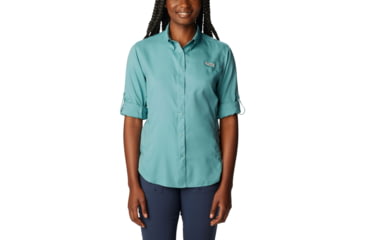 Image of Columbia Tamiami II Long Sleeve Shirt - Womens, Tranquil Teal, Medium, 1275701329Tranquil TealM