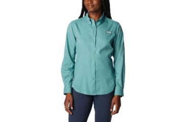 Image of Columbia Tamiami II Long Sleeve Shirt - Womens, Tranquil Teal, Medium, 1275701329Tranquil TealM