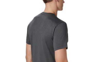 Image of Columbia Tech Trail II V-Neck Shirt - Mens, Shark, Large, 1838521011-L