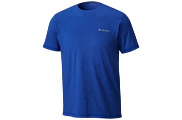 Image of Columbia Tech Trail Short Sleeve Crew - Mens, Azul, M, 1803741437M