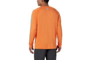 Image of Columbia Terminal Tackle Heather Long Sleeve Shirt - Mens, Solar Heather - Riptide Logo, Large, 1709421823-L