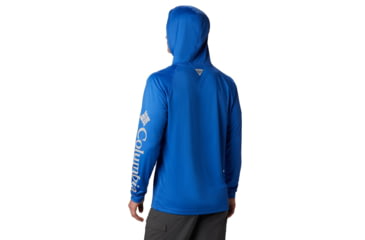 Image of Columbia Terminal Tackle Hoodie - Mens, Vivid Blue, Cool Grey Logo, Small, 153617-487-S