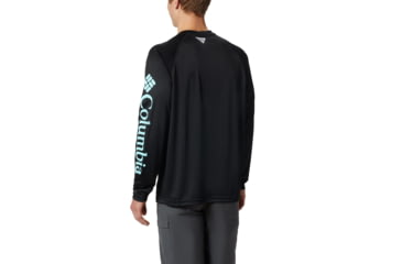 Image of Columbia Terminal Tackle Long Sleeve Shirt - Mens, Black, Gulf Stream Logo, 2XL, Long Inseam, 138826-027-2XT
