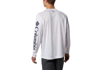 Image of Columbia Terminal Tackle Long Sleeve Shirt - Mens, White, Nightshade Logo, 2XL, Long Inseam, 138826-114-2XT