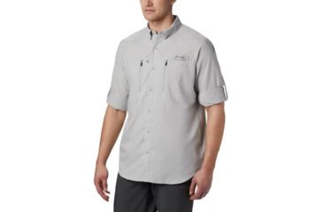 Image of Columbia Terminal Tackle Long Sleeve Woven Shirt - Mens, Cool Grey, Medium, 1831511019-M