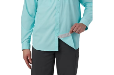 Image of Columbia Terminal Tackle Long Sleeve Woven Shirt - Mens, Gulf Stream, Small, 183151-499-S