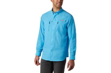 Image of Columbia Terminal Tackle Long Sleeve Woven Shirt - Mens, Riptide, Small, 1831511463-S