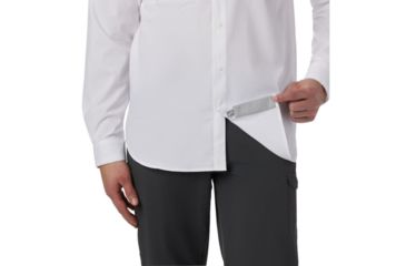 Image of Columbia Terminal Tackle Long Sleeve Woven Shirt - Mens, White, Large, 1831511100-L