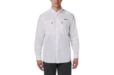 Image of Columbia Terminal Tackle Long Sleeve Woven Shirt - Men's, White, 2XL, 183151-100-XXL