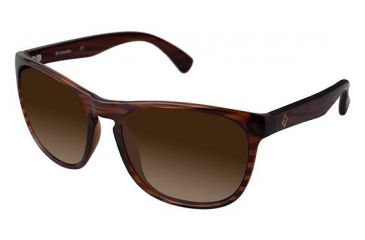 Image of Columbia Thurmond Lake Single Vision Prescription Sunglasses CBTHURMOND02 - Frame Color Stripe Tort