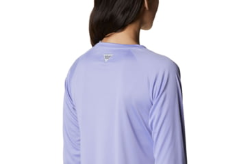 Image of Columbia Tidal Tee II Long Sleeve Shirt - Womens, Fairytale/White Logo, Small, 1577661526Frtl,WhtLgS