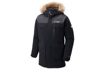 Image of Columbia Titan Pass 780 TurboDown Parka - Mens, Black, 2XL, 1737301011-XXL