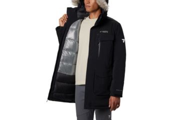 Image of Columbia Titan Pass 780 TurboDown Parka - Mens, Black, Large, 1737301012-L