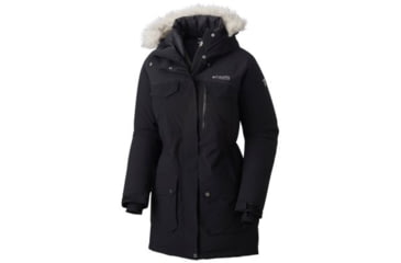 Image of Columbia Titan Pass 780 TurboDown Parka - Womens, Black, Large, 1735591010-L