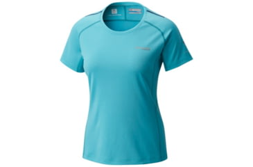 Image of Columbia Titan Trail Short Sleeve Shirt - Womens, Geyser Heather, L 1773471732L