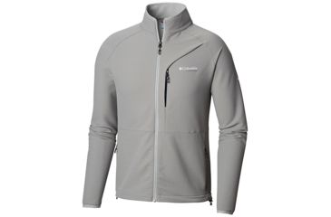Image of Columbia Titan Trekker Full Zip Jacket - Mens, Cool Grey, Collegiate Navy, Large, 1839571019-L