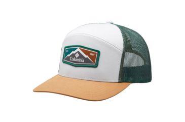 Image of Columbia Trail Evolution II Snap Back Hat - Unisex, Cool Grey, Camel Brown Patch, One Size, 1840151020-One Size