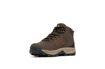 Image of Columbia Transverse Hike Waterproof Shoes - Mens, Cordovan/Golden Yellow, 9.5, 2067401-231-9.5