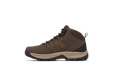 Image of Columbia Transverse Hike Waterproof Shoes - Mens, Cordovan/Golden Yellow, 9.5, 2067401-231-9.5