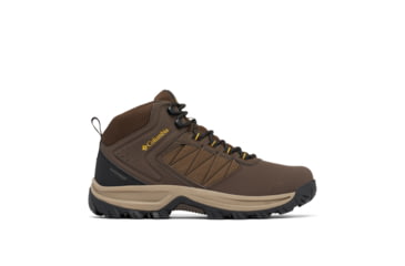 Image of Columbia Transverse Hike Waterproof Shoes - Mens, Cordovan/Golden Yellow, 9.5, 2067401-231-9.5