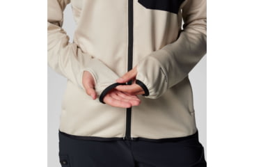 Image of Columbia Triple Canyon Grid Fleece FZ Jacket - Womens, Dark Stone Heather/Black, Medium, 2085191278-M