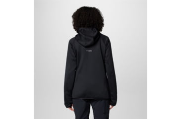 Image of Columbia Triple Canyon Grid Fleece Hooded FZ Jacket - Womens, Black, Large, 2085181010-L