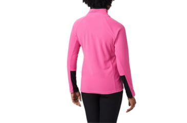 Image of Columbia TTIP Glacial 1/2 Zip, Pink Ice, Black, Extra Small - Womens, 1804991695-XS