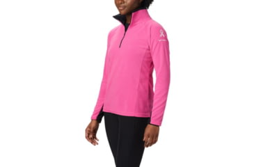 Image of Columbia TTIP Glacial 1/2 Zip, Pink Ice, Black, Extra Small - Womens, 1804991695-XS