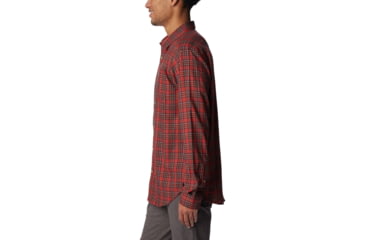 Image of Columbia Vapor Ridge III Long Sleeve Shirt - Mens, Warp Red Plaid Gradient, Extra Large, 1552071849WrpRdPldGdtXL