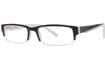 Image of Columbia Vasquez Eyeglass Frames - Frame Black/Cream, Size 54/18mm CBVASQUEZ01