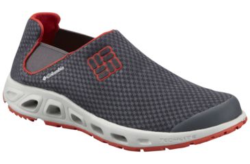 Image of Columbia Ventslip Water Shoe - Men's-Charcoal/Spicy-Medium-13 US