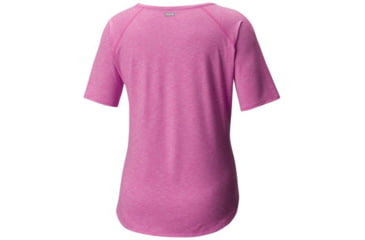 Image of Columbia Wander More Short Sleeve Tee - Womens, Bright Lavender Heather, S, 1789661547S