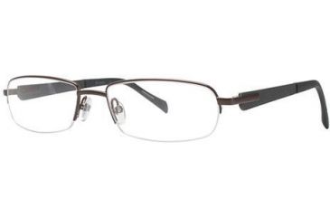 Image of Columbia Wasatch Single Vision Prescription Eyeglasses - Frame Semi Matte Brown CBWASATCH02