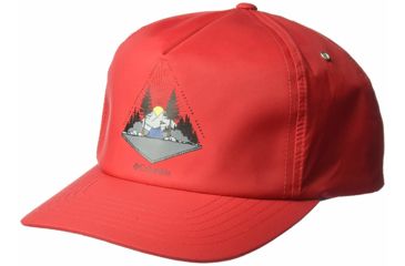 Image of Columbia Washed Out Ball Cap - Unisex, Mountain Red, One Size, 1840061613-One Size