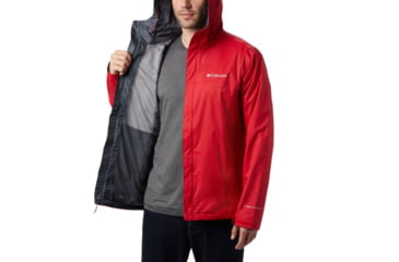 Image of Columbia Watertight II Jacket - Mens, Mountain Red, Large, 1533891613-L