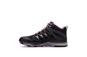 Image of Columbia Wayfinder Mid Outdry Hiking Boots - Womens, Black, Warm Gold, Medium, 7, 1827071012-7