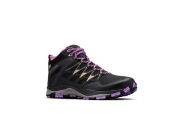 Image of Columbia Wayfinder Mid Outdry Hiking Boots - Womens, Black, Warm Gold, Medium, 7, 1827071012-7